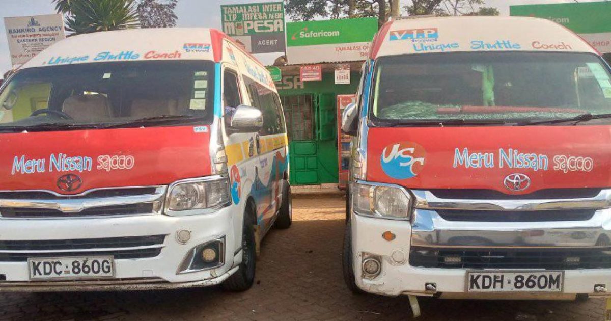 Meru to Mombasa shuttle service
